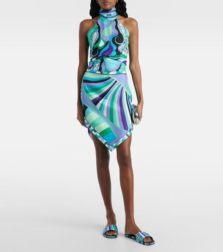 Minifalda Iride de seda estampada - Pucci - Modalova