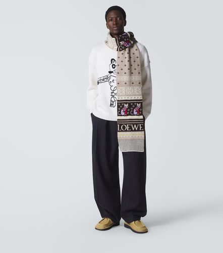 X Louis Wain - Sciarpa Anagram in jacquard - Loewe - Modalova
