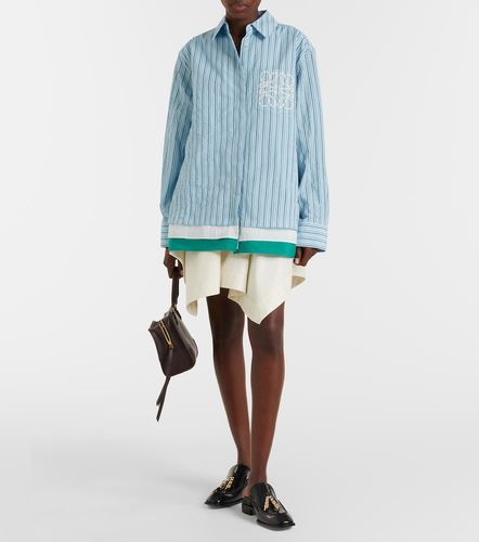 Cotton and silk gabardine miniskirt - Loewe - Modalova