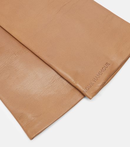 Nour Hammour Leather gloves - Nour Hammour - Modalova