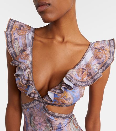 Como cutout printed swimsuit - Zimmermann - Modalova