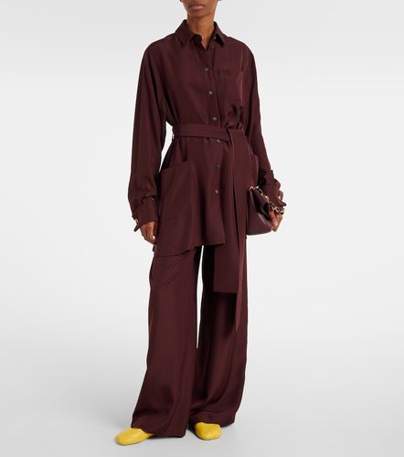Loewe Blusa de seda con cinturón - Loewe - Modalova