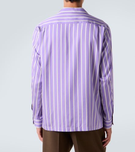Striped silk jacquard shirt - Tom Ford - Modalova