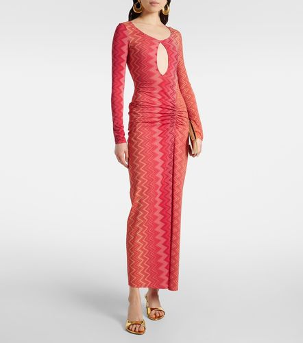 Abito midi con lamé a zig zag - Missoni - Modalova