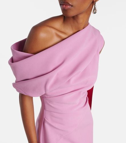 Vestido midi Maite con capa drapeada - Roksanda - Modalova