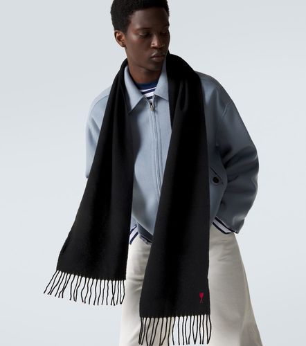 Ami Paris Ami de Cour wool scarf - Ami Paris - Modalova