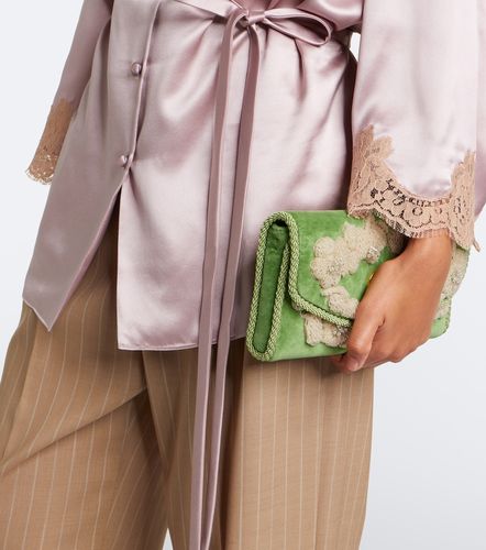 Camicia in raso di seta con pizzo - Valentino - Modalova