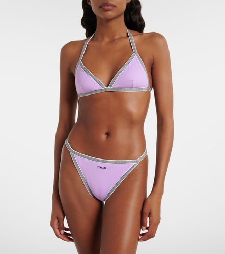 Versace Top bikini Greca - Versace - Modalova