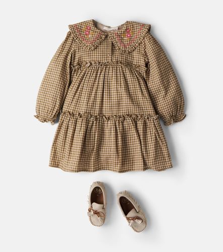 Vestido Viola de algodón a cuadros - C'era Una Volta - Modalova