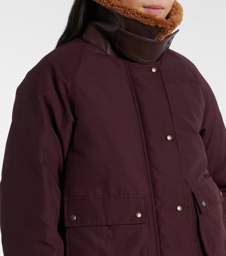 Shearling-lined cotton-blend puffer jacket - Loewe - Modalova