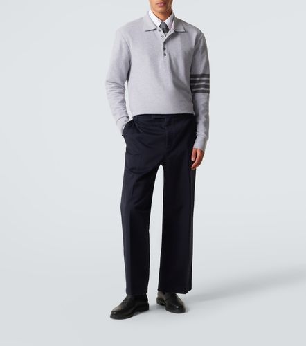Polo 4-Bar de piqué de algodón - Thom Browne - Modalova