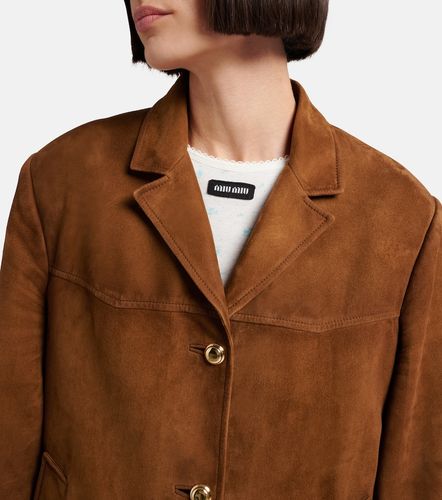Miu Miu Giacca in suede - Miu Miu - Modalova