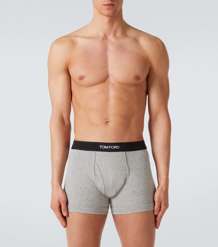 Bóxer briefs de algodón con logo - Tom Ford - Modalova