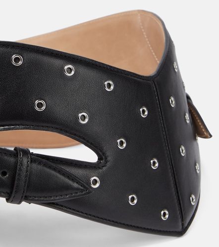 Alaïa Cinturón de piel perforada - Alaia - Modalova