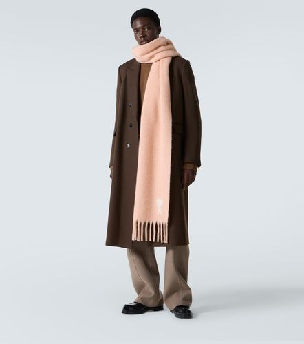 Ami de Cour alpaca and wool-blend scarf - Ami Paris - Modalova