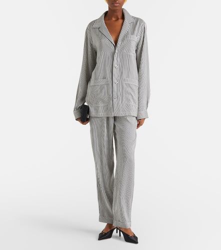 Camisa de seda oversized a rayas - Tom Ford - Modalova