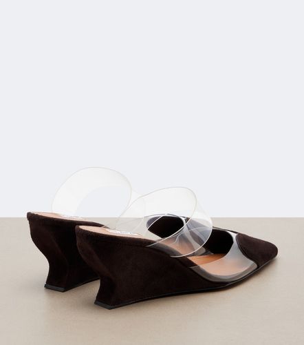 Alaia Le Cour suede wedge mules - Alaia - Modalova