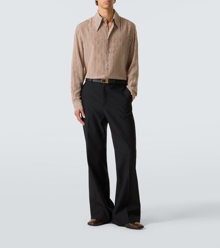 Valentino Camicia in seta a righe - Valentino - Modalova