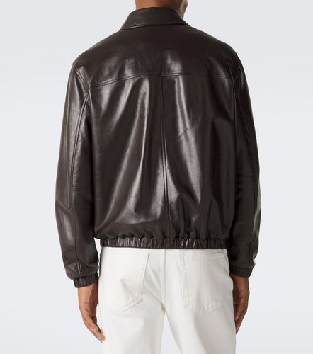 Canali Leather blouson jacket - Canali - Modalova