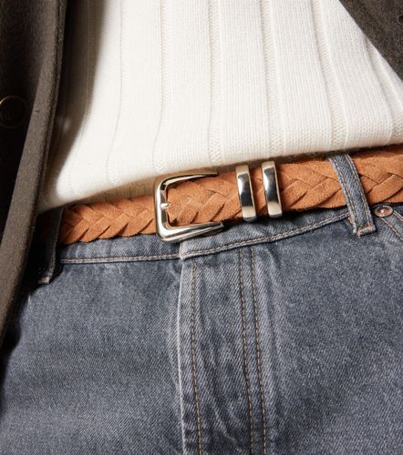 Braided suede belt - Brunello Cucinelli - Modalova