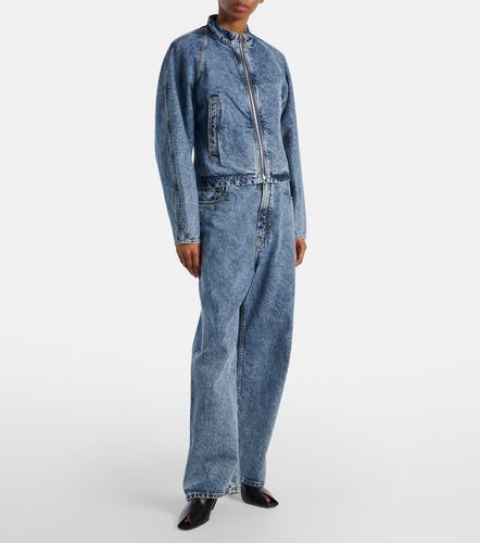 Alaïa Jeans rectos con cintura de punto - Alaia - Modalova