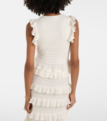 Top Luna de encaje con volantes - Zimmermann - Modalova