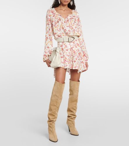 Prian printed silk-blend blouse - Isabel Marant - Modalova