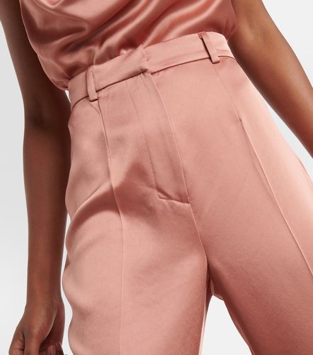 Pantalones rectos Leena de satén - Nanushka - Modalova