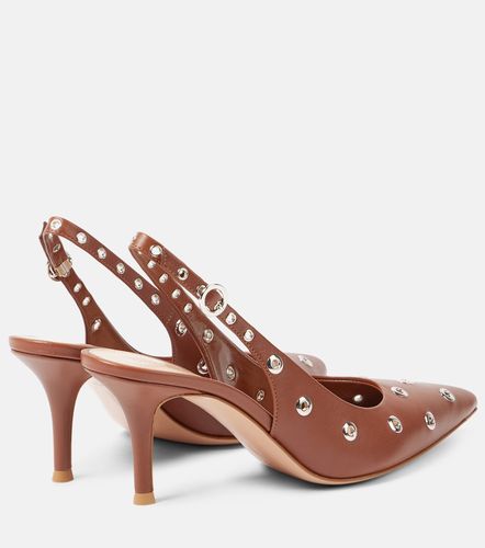 Lydia 70 leather slingback sandals - Gianvito Rossi - Modalova