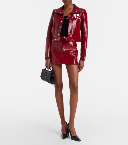Courrèges Minifalda Reedition de vinilo - Courreges - Modalova