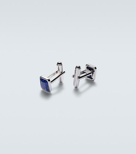 Sterling cufflinks with lapis lazuli - Mateo - Modalova