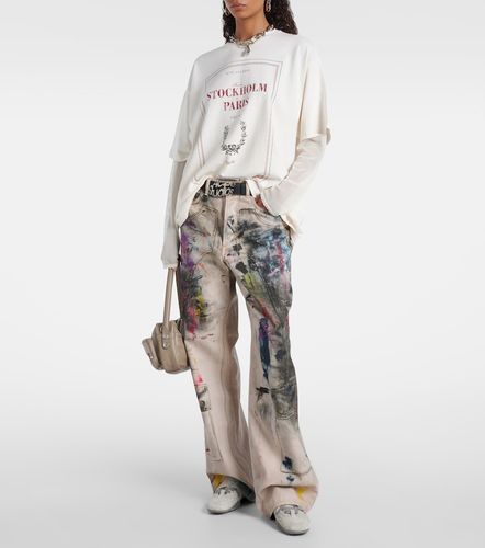 Camiseta de jersey de algodón estampada - Acne Studios - Modalova