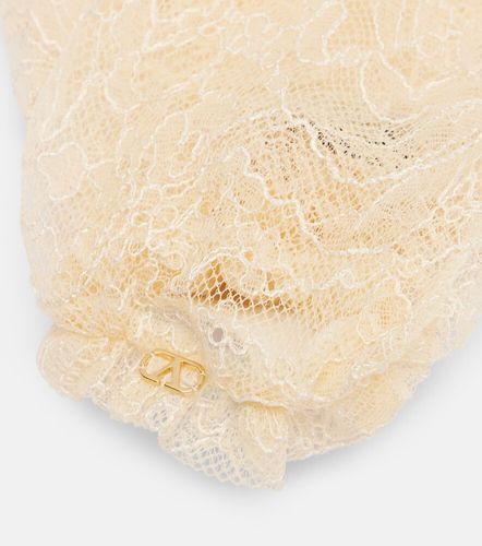 Guantes de encaje con VLogo - Valentino - Modalova