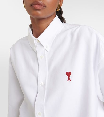 Camicia Ami De Cœur in popeline di cotone - Ami Paris - Modalova