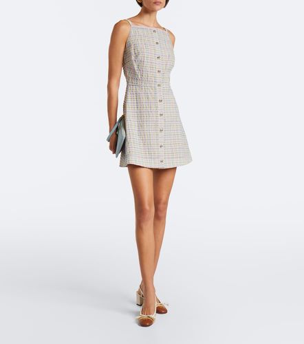 Skye plaid seersucker minidress - Markarian - Modalova