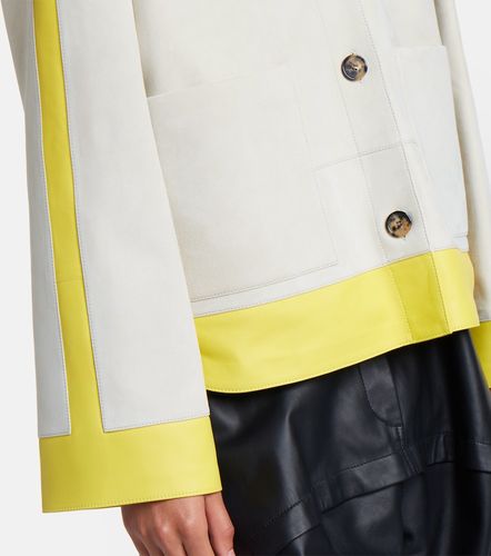 Loewe Giacca in suede con pelle - Loewe - Modalova