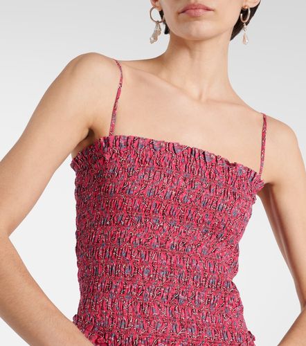 Ankage smocked ruffled cotton minidress - Marant Etoile - Modalova