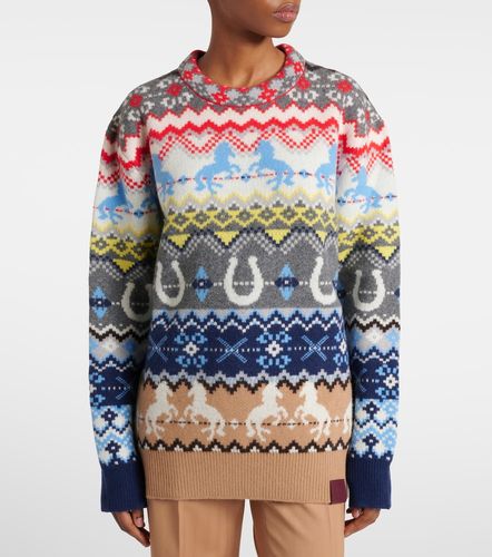Pullover in lana con intarsio - Stella McCartney - Modalova