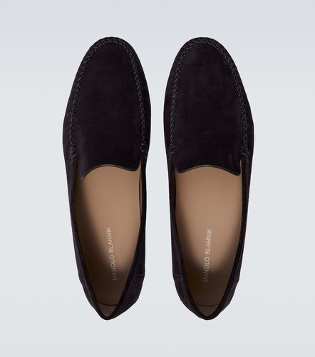 Manolo Blahnik Mocasines de ante - Manolo Blahnik - Modalova
