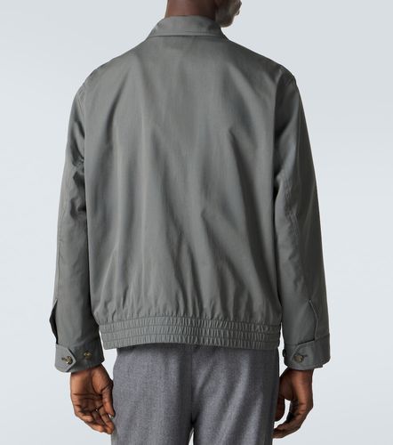 Cotton and silk blouson jacket - Lardini - Modalova