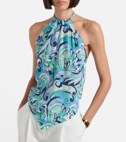 Raya printed halterneck top - Melissa Odabash - Modalova