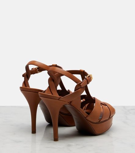 Tribute leather platform sandals - Saint Laurent - Modalova