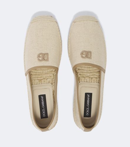 Emboroidered canvas espadrilles - Dolce&Gabbana - Modalova