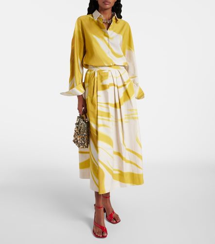 Camicia in cotone con stampa - Dries Van Noten - Modalova