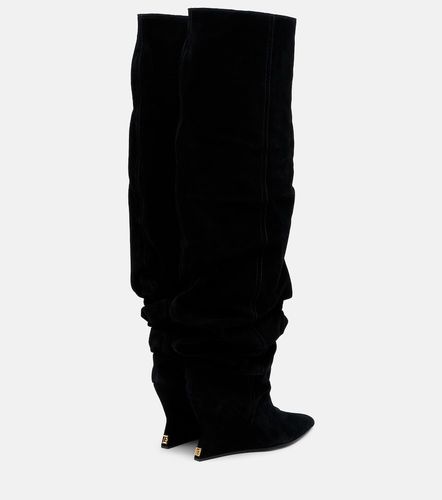 Balmain Stivali cuissardes in suede - Balmain - Modalova
