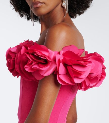 Abito lungo Odetta in crêpe off-shoulder - Rebecca Vallance - Modalova