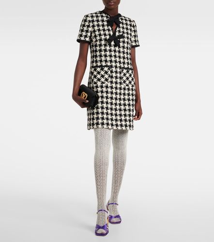 Collant in misto lana con logo - Valentino - Modalova