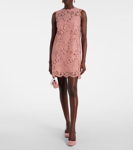 Abito corto DG in pizzo - Dolce&Gabbana - Modalova