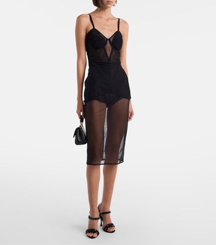 Vestido lencero transparente - Dolce&Gabbana - Modalova