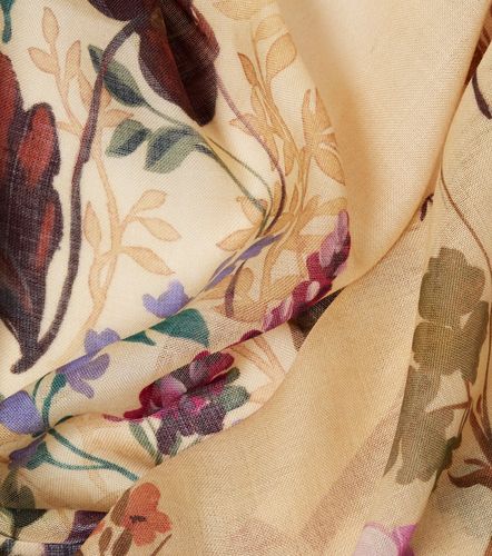 Sciarpa in lana e seta con stampa - Max Mara - Modalova